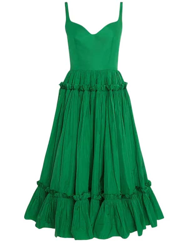 Sustainable Taffeta Sleeveless Dress from Alexander McQueen